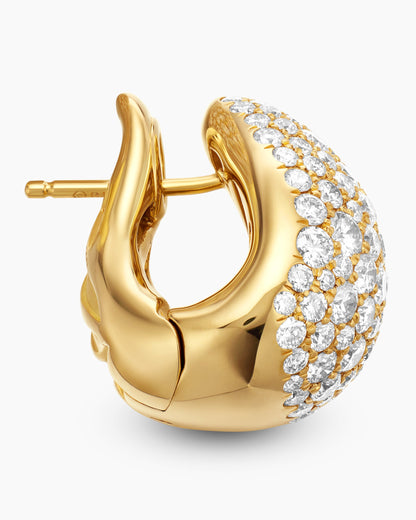 David Yurman Pear Huggie Hoop Earrings David Yurman Women’s