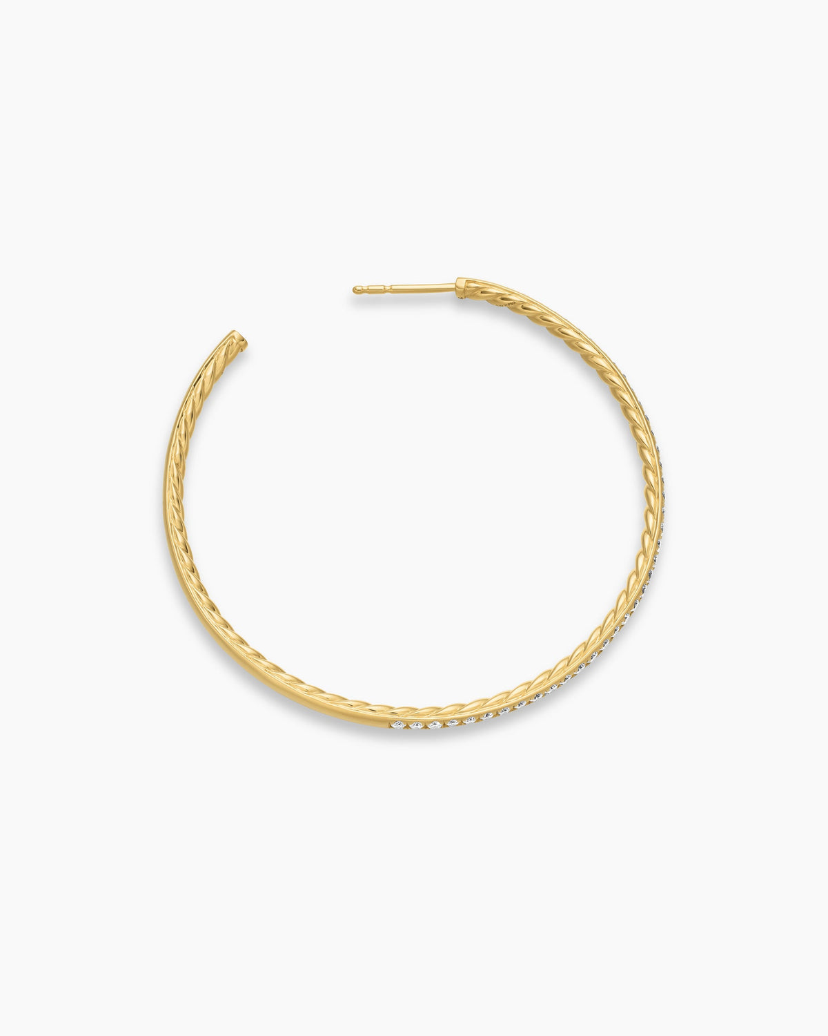 David Yurman Pavé Hoop Earrings David Yurman Women’s