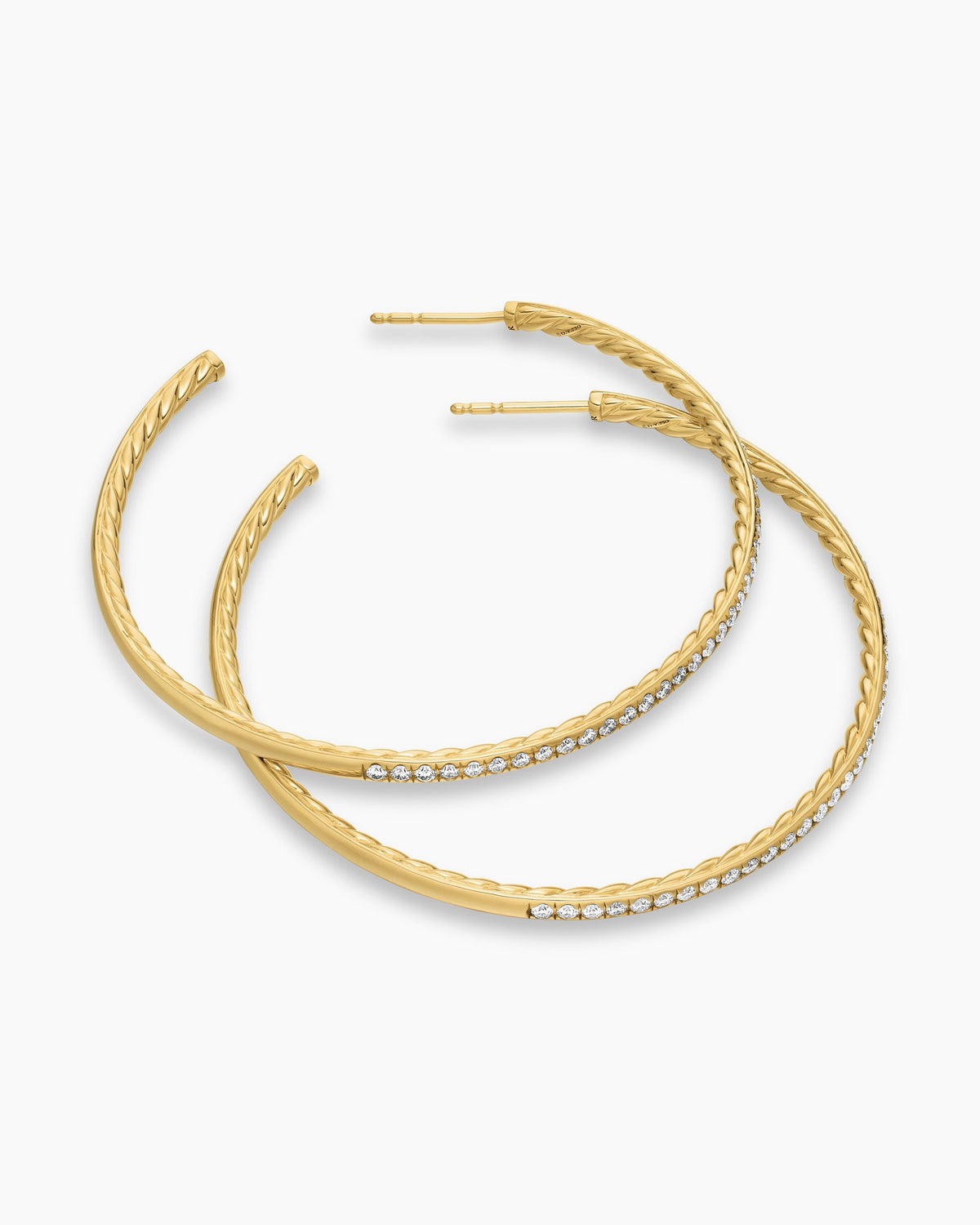 David Yurman Pavé Hoop Earrings David Yurman Women’s
