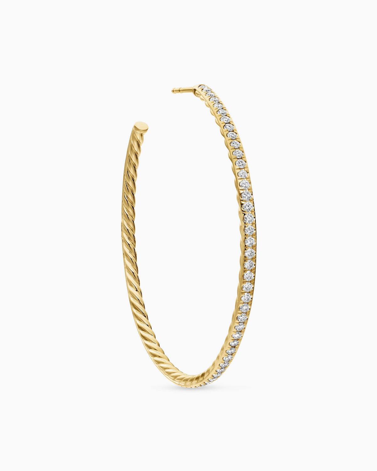 David Yurman Pavé Hoop Earrings David Yurman Women’s