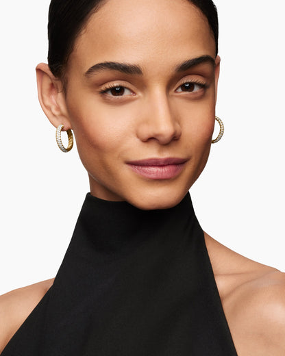 David Yurman DY Mercer Hoop Earrings David Yurman Women’s