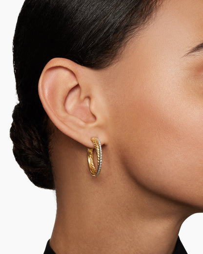 David Yurman Crossover Hoop Earrings David Yurman Women’s