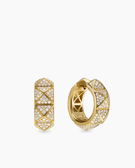 David Yurman Pyramid Hoop Earrings David Yurman Women’s