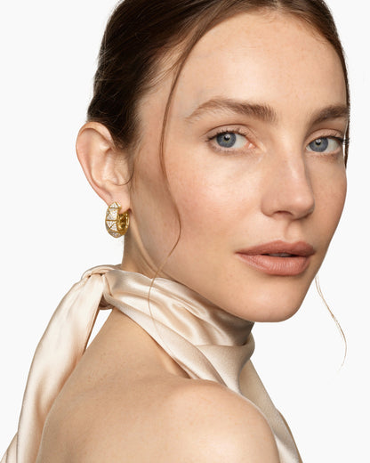 David Yurman Pyramid Hoop Earrings David Yurman Women’s