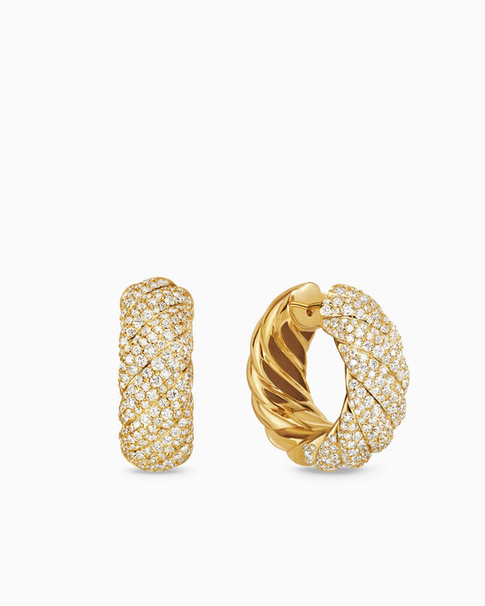 David Yurman Sculpted Cable Hoop Earrings David Yurman Women’s