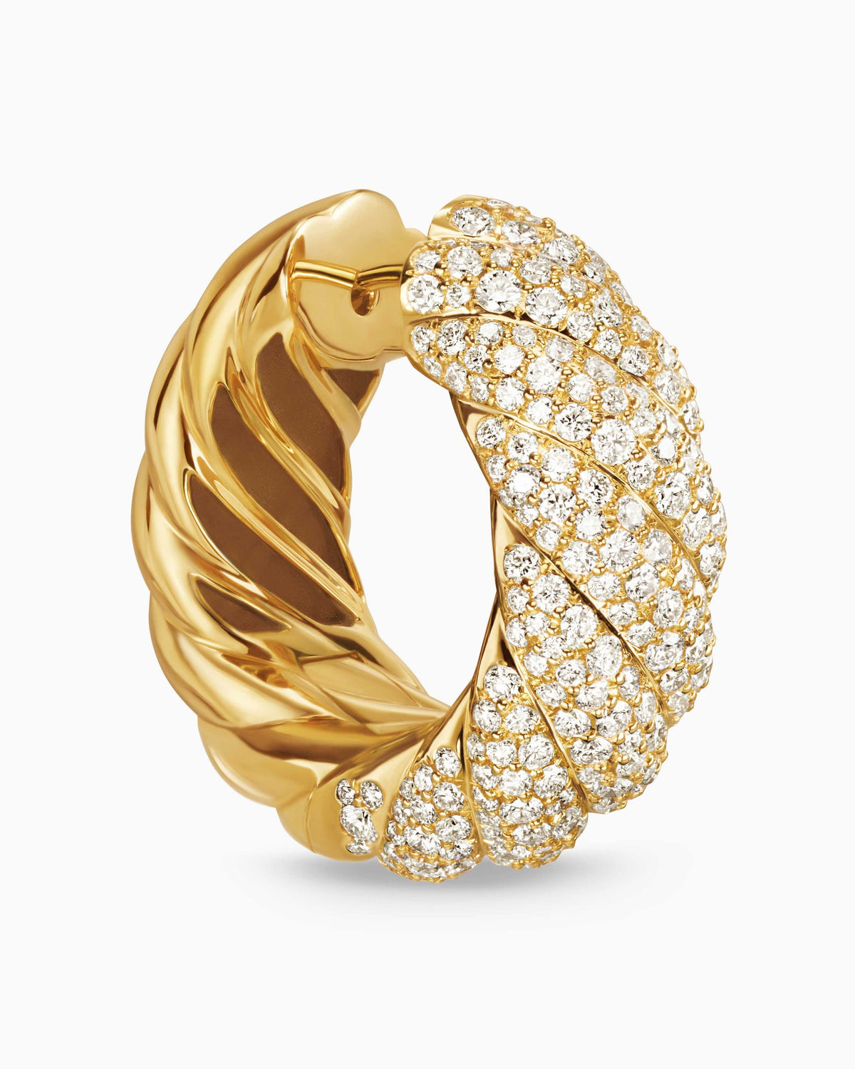 David Yurman Sculpted Cable Hoop Earrings David Yurman Women’s