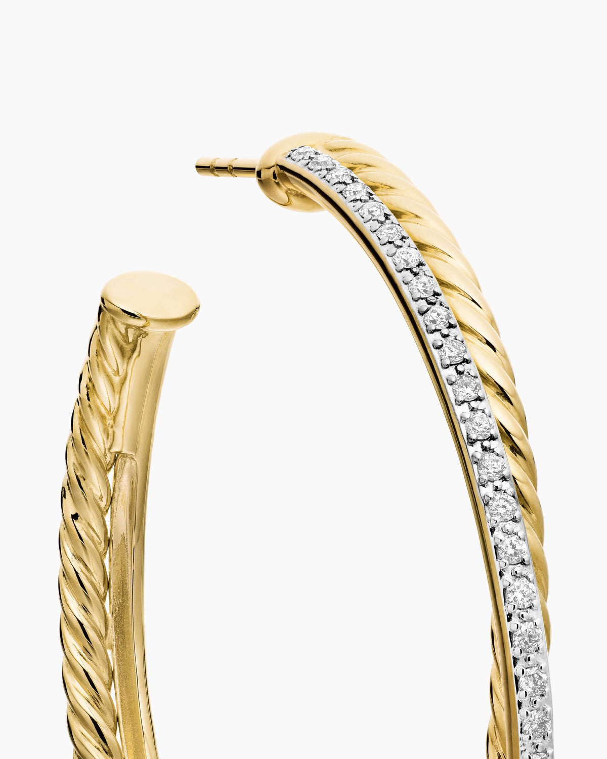 David Yurman Crossover Hoop Earrings David Yurman Women’s