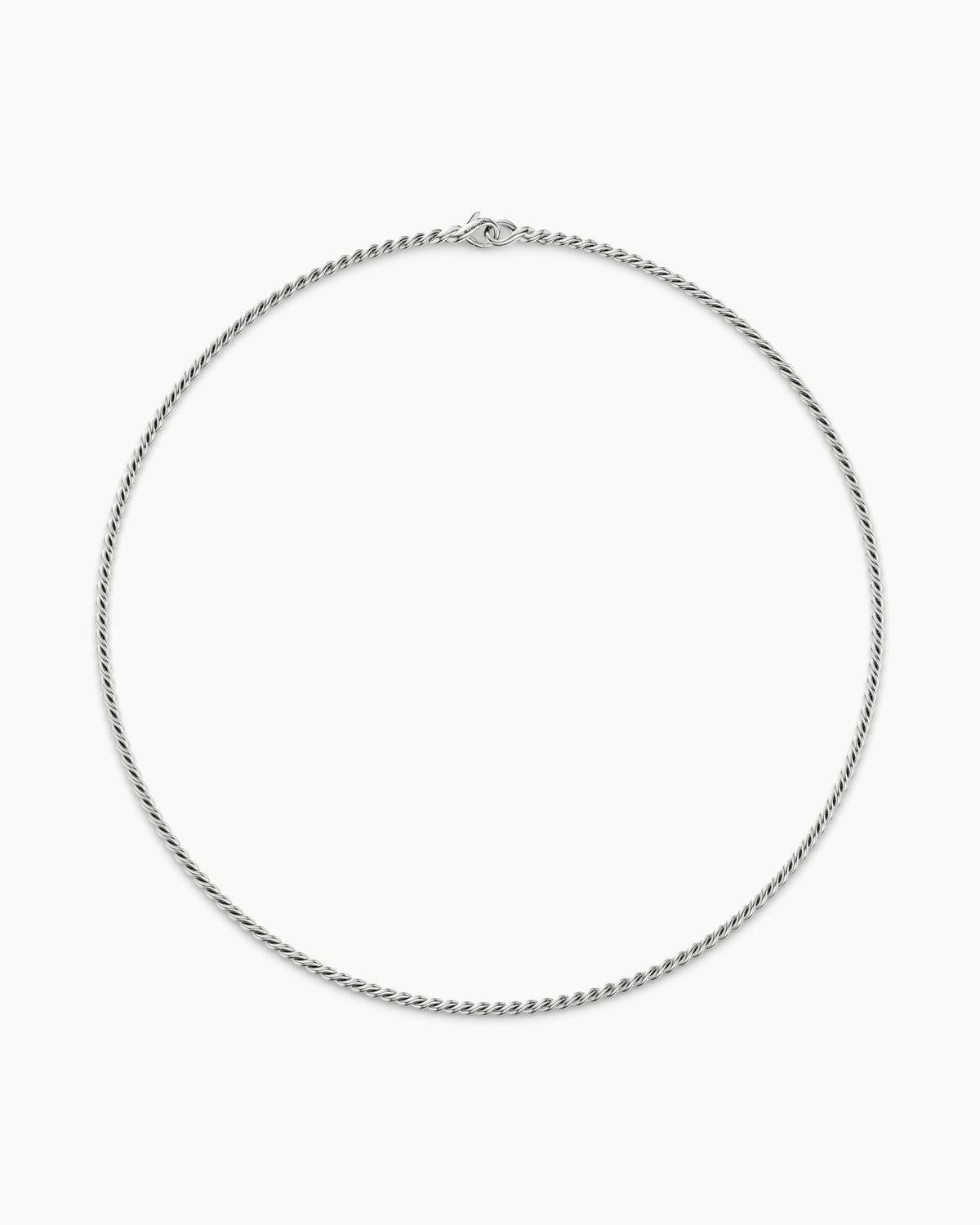 David Yurman Sculpted Cable Chain Necklace in Sterling Silver, 2.7mm David Yurman Women’s