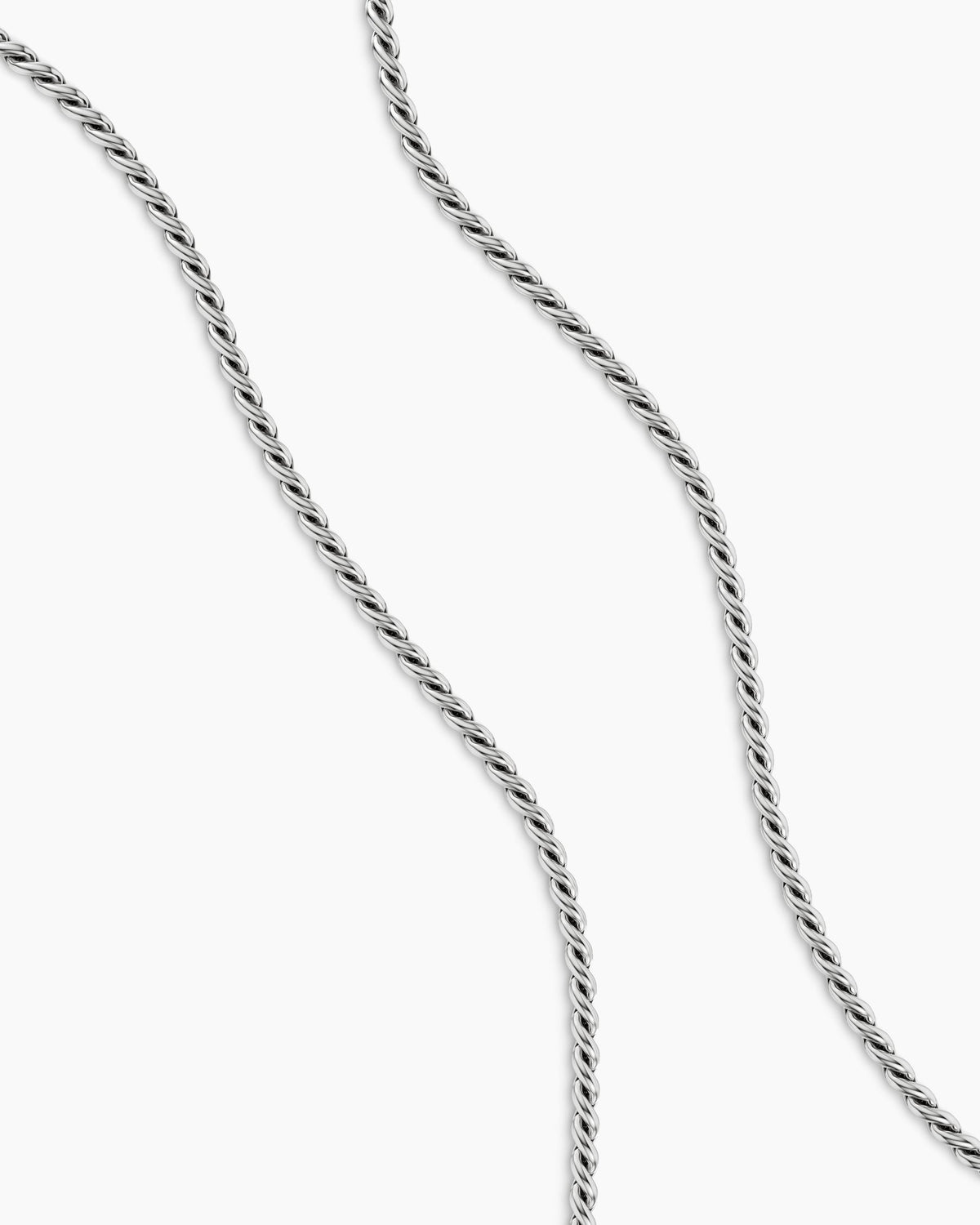 David Yurman Sculpted Cable Chain Necklace in Sterling Silver, 3.7mm David Yurman Women’s