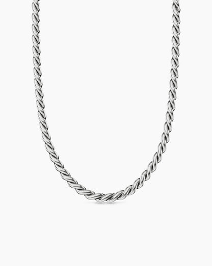 David Yurman Sculpted Cable Chain Necklace in Sterling Silver, 5.7mm David Yurman Women’s