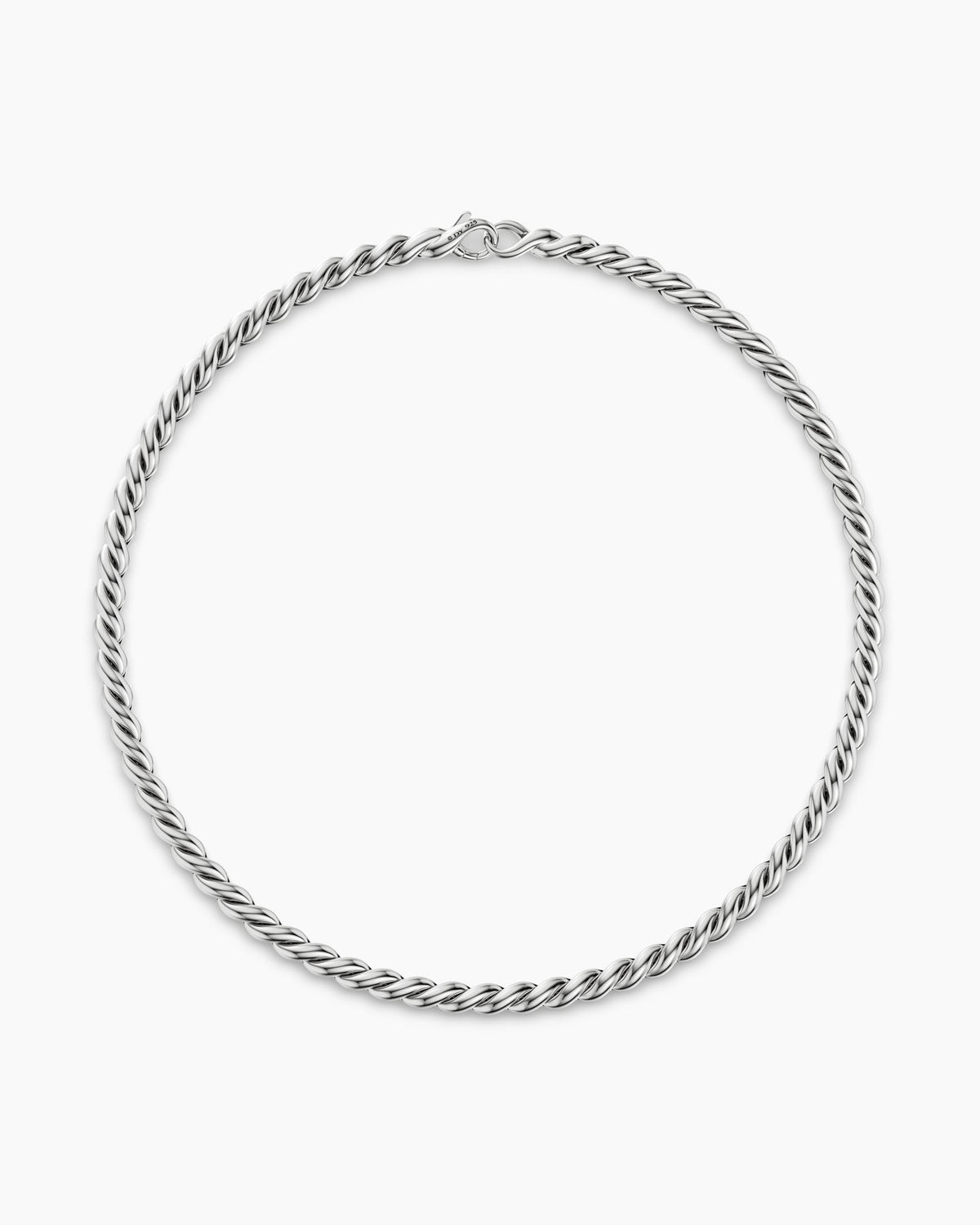 David Yurman Sculpted Cable Chain Necklace in Sterling Silver, 5.7mm David Yurman Women’s