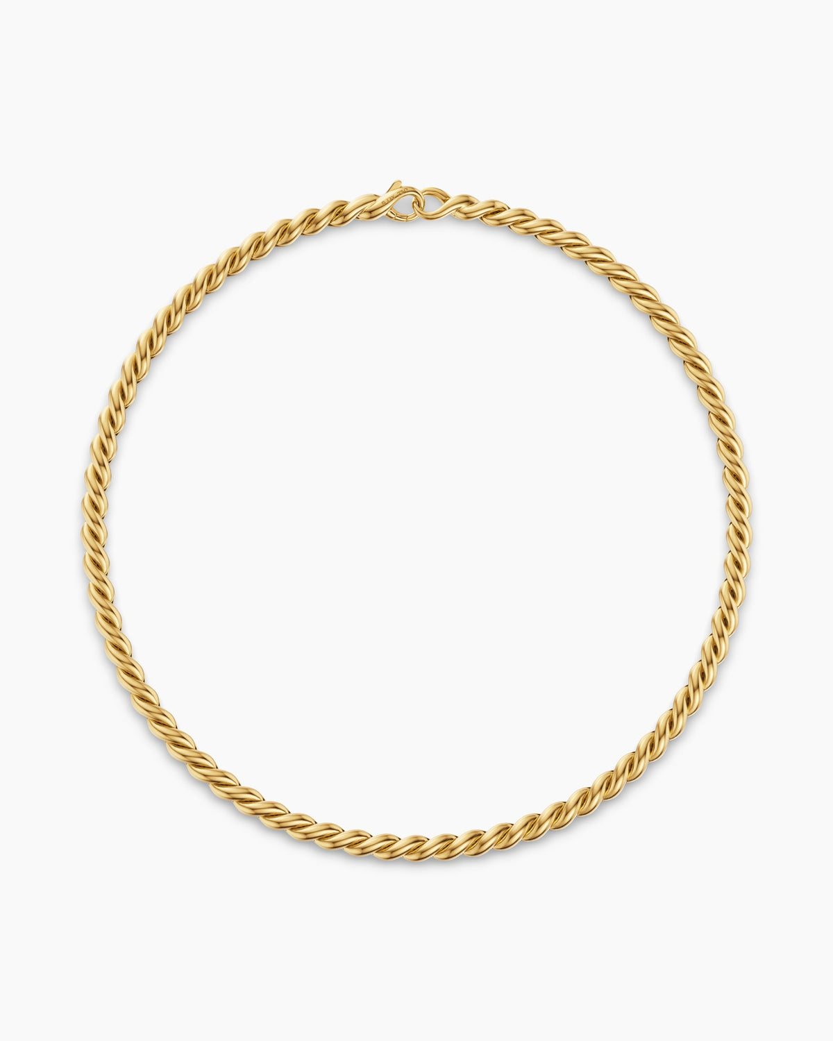 David Yurman Sculpted Cable Chain Necklace in 18K Yellow Gold, 5.7mm David Yurman Women’s