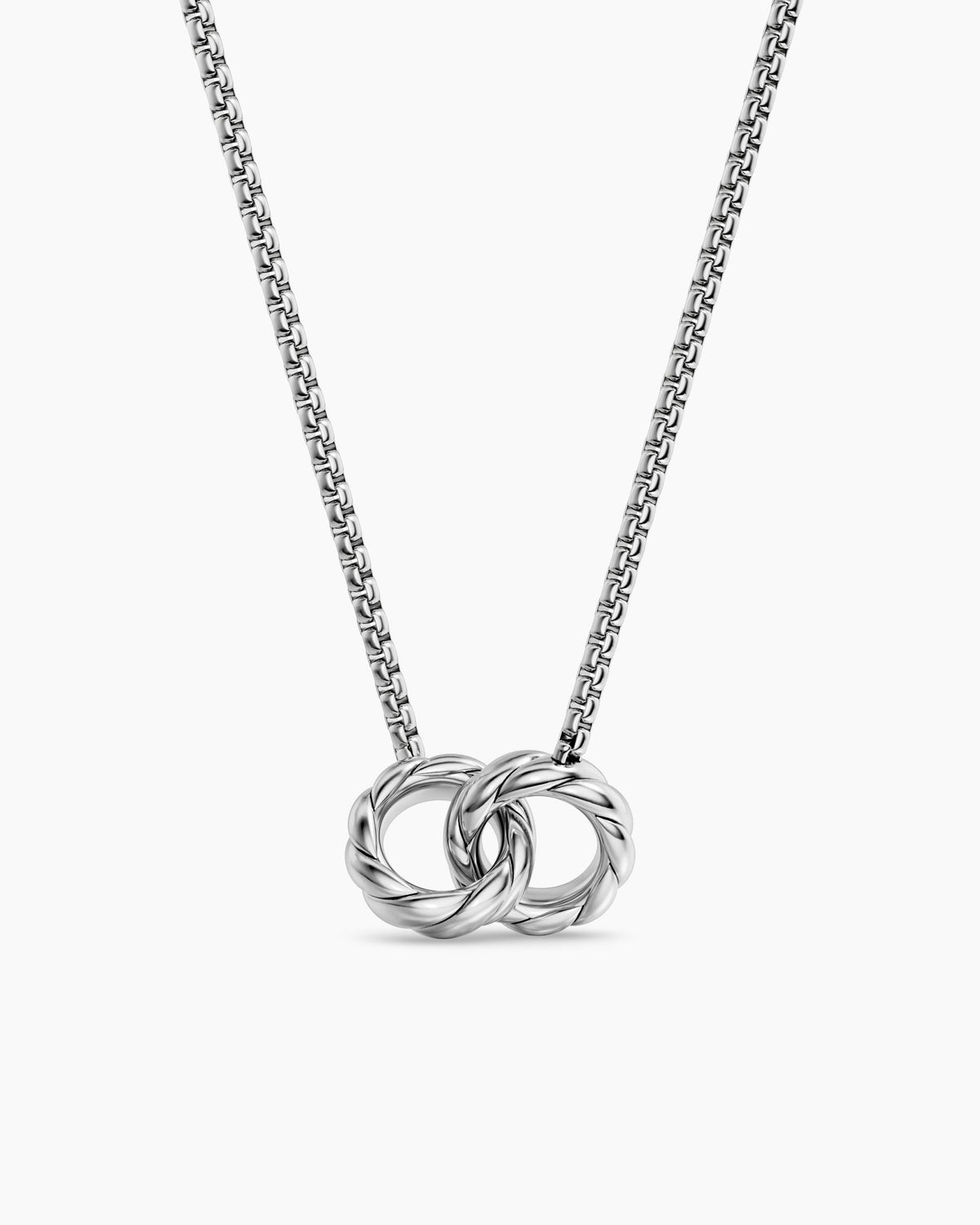 David Yurman Sculpted Cable Linked Necklace in Sterling Silver, 9.2mm David Yurman Women’s