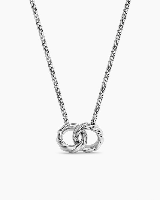 David Yurman Sculpted Cable Linked Necklace in Sterling Silver, 9.2mm David Yurman Women’s