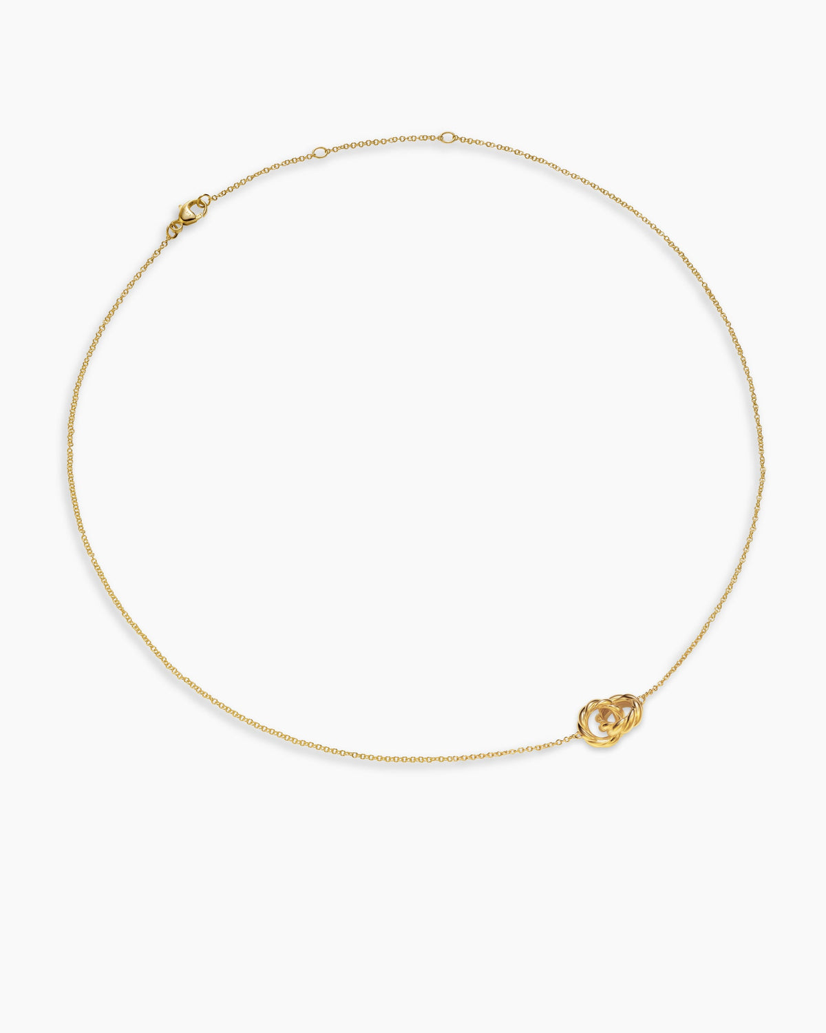 David Yurman Sculpted Cable Linked Necklace in 18K Yellow Gold, 9.2mm David Yurman Women’s