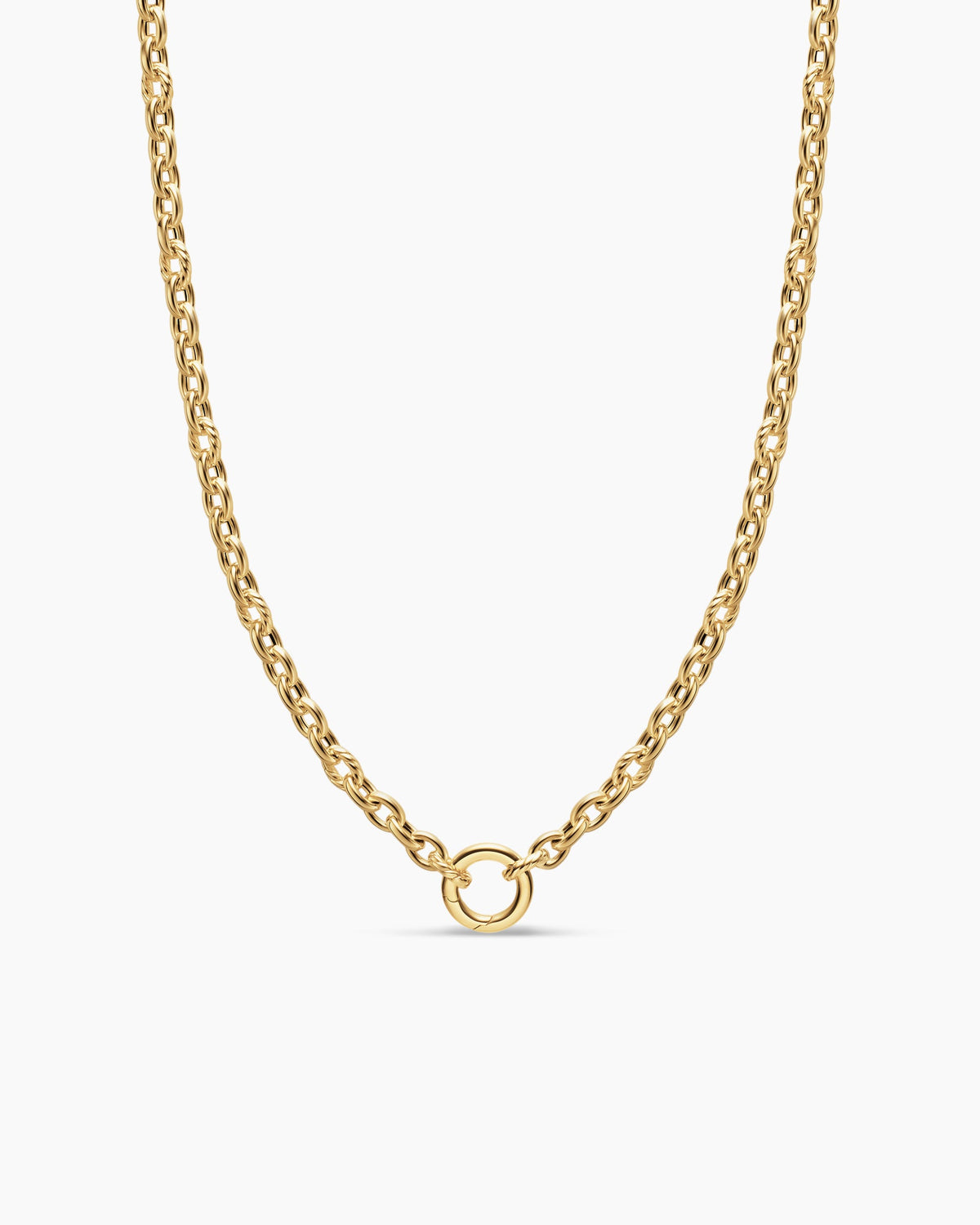 David Yurman DY Mercer Petite Chain Necklace in 18K Yellow Gold, 4.5mm David Yurman Women’s