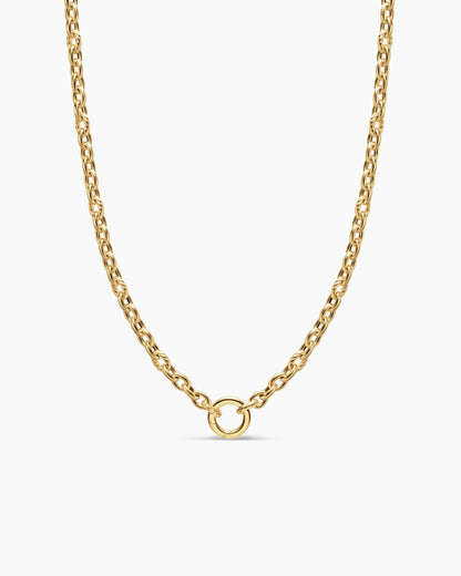 David Yurman DY Mercer Petite Chain Necklace in 18K Yellow Gold, 4.5mm David Yurman Women’s