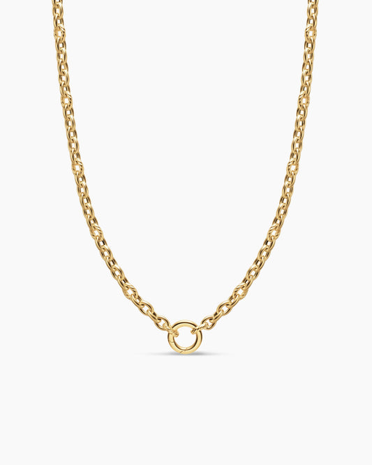 David Yurman DY Mercer Petite Chain Necklace in 18K Yellow Gold, 4.5mm David Yurman Women’s