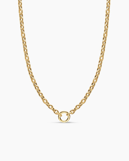 David Yurman DY Mercer Petite Chain Necklace in 18K Yellow Gold, 4.5mm David Yurman Women’s
