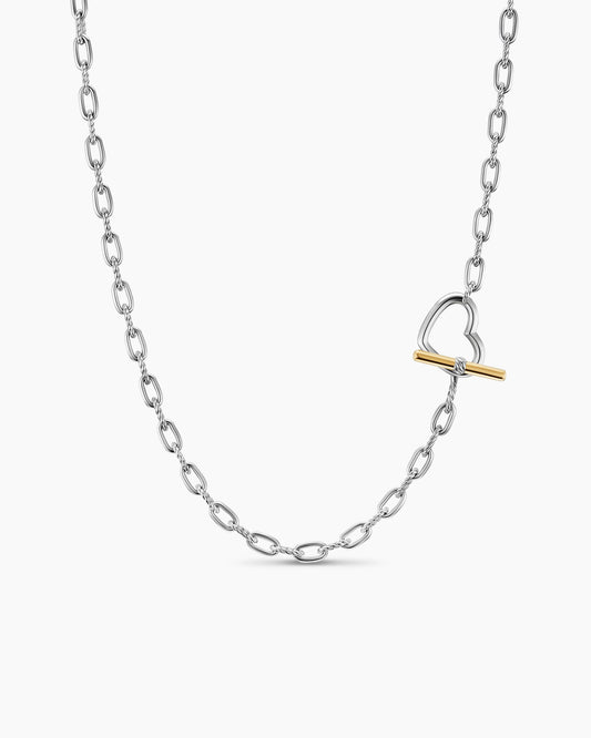 David Yurman DY Madison Heart Toggle Chain Necklace David Yurman Women’s