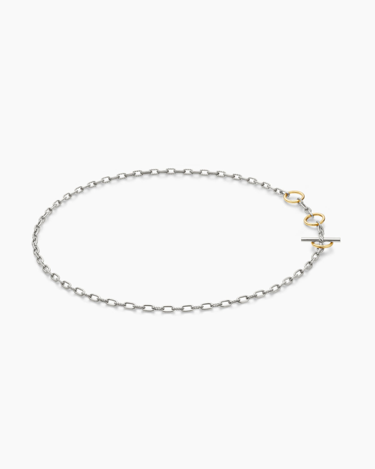 David Yurman DY Madison Three Ring Chain Necklace David Yurman Women’s