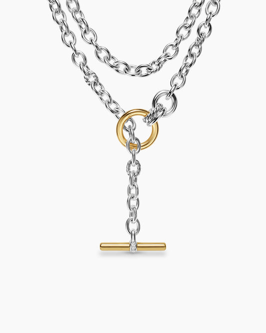David Yurman DY Mercer Double Row Toggle Chain Necklace David Yurman Women’s