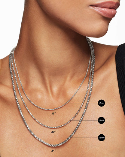 David Yurman Box Chain Necklace David Yurman Women’s