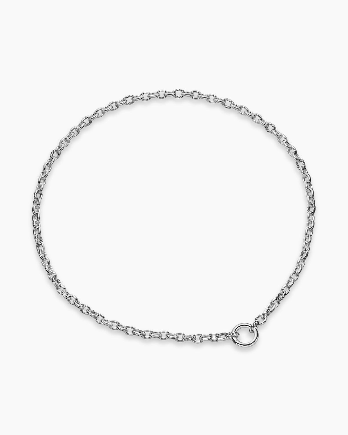 David Yurman DY Mercer Petite Chain Necklace in Sterling Silver, 4.5mm David Yurman Women’s