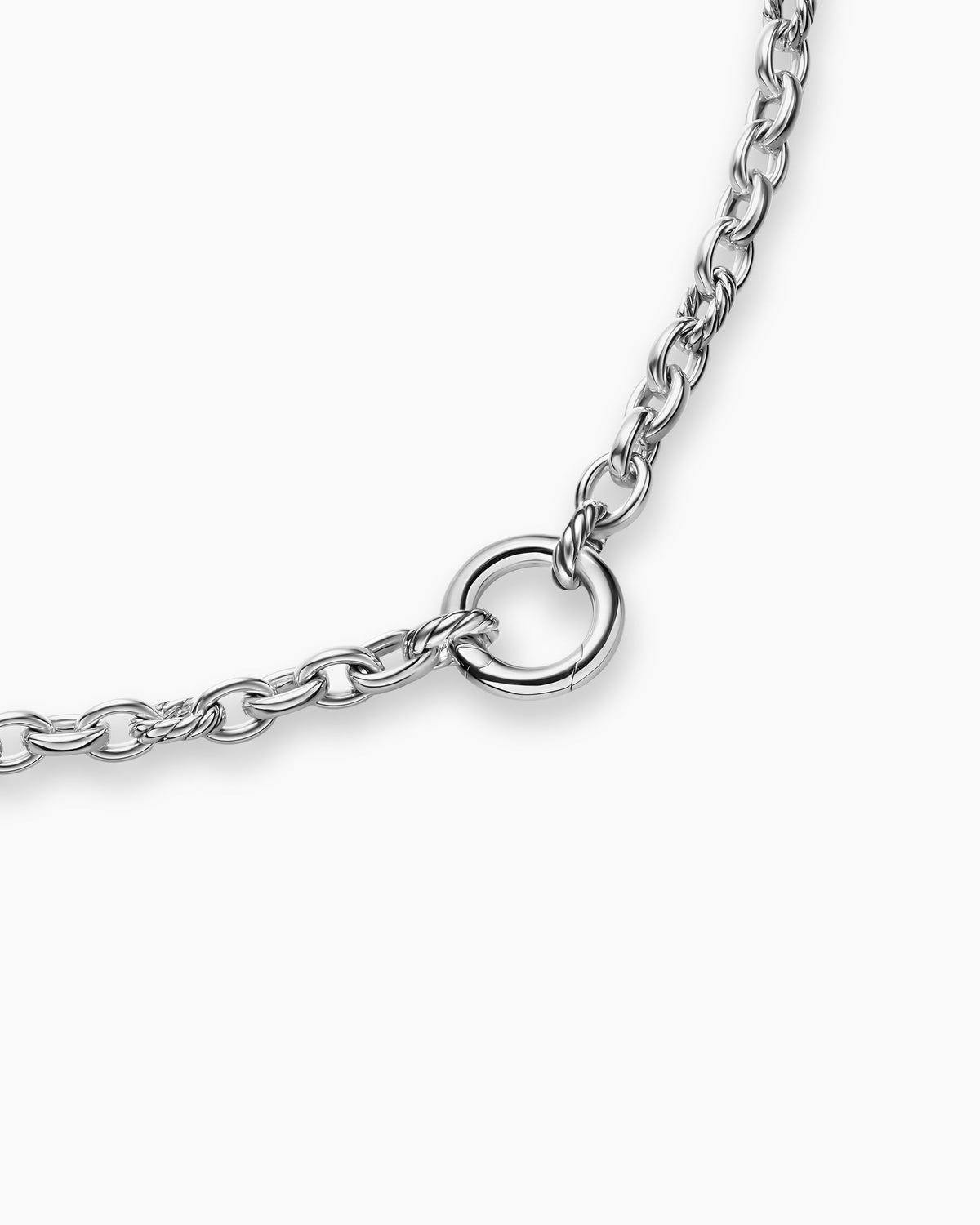 David Yurman DY Mercer Petite Chain Necklace in Sterling Silver, 4.5mm David Yurman Women’s