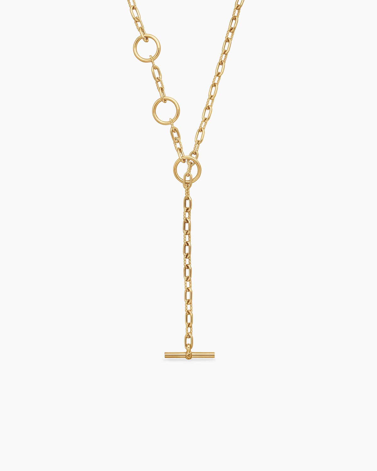 David Yurman DY Madison Three Ring Chain Necklace David Yurman Women’s