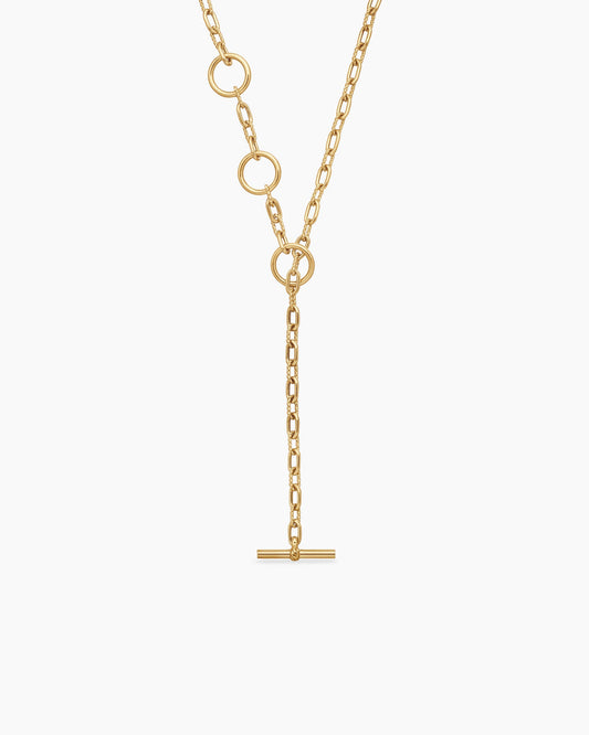 David Yurman DY Madison Three Ring Chain Necklace David Yurman Women’s
