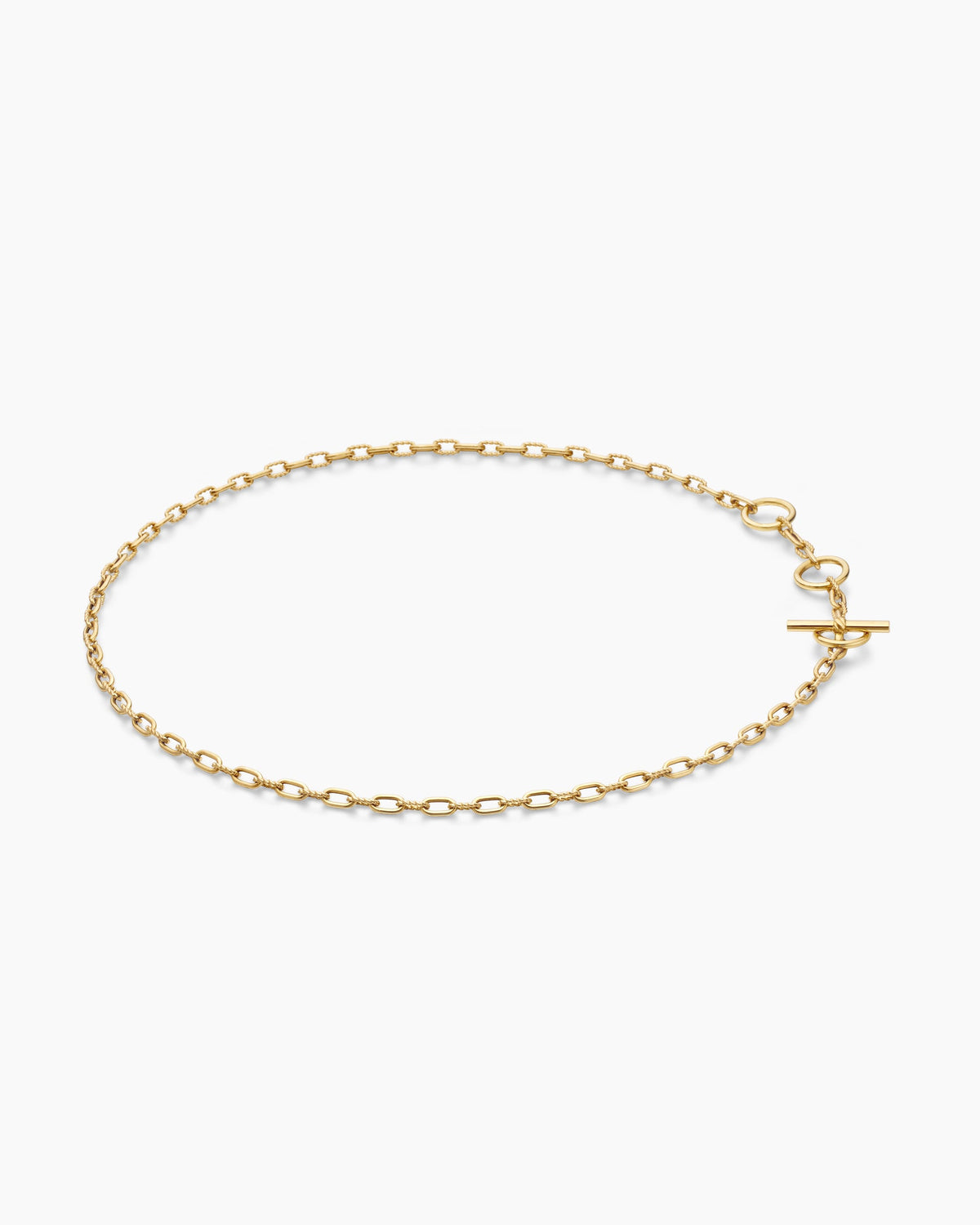 David Yurman DY Madison Three Ring Chain Necklace David Yurman Women’s