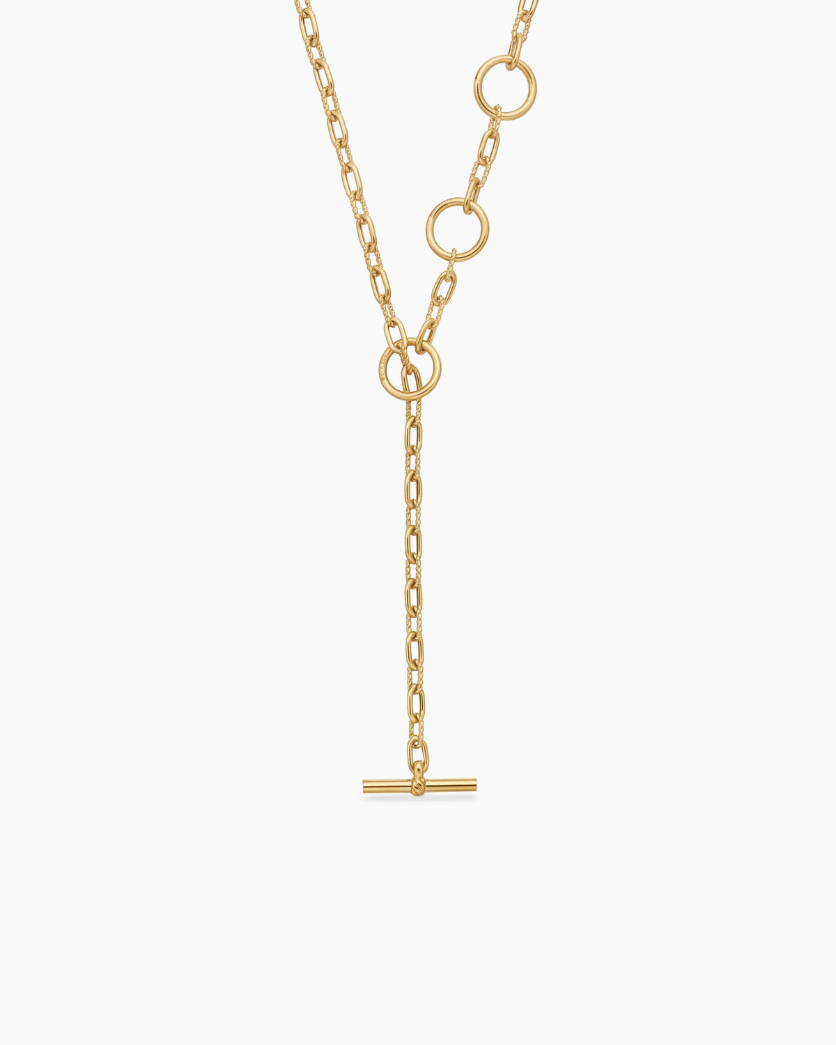 David Yurman DY Madison Three Ring Chain Necklace David Yurman Women’s