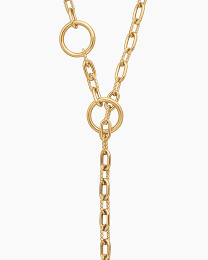 David Yurman DY Madison Three Ring Chain Necklace David Yurman Women’s