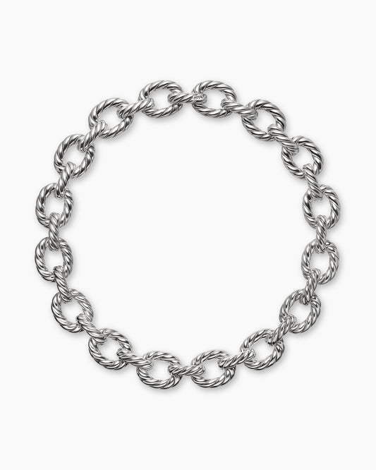 David Yurman Sculpted Cable Oval Link Necklace David Yurman Women’s