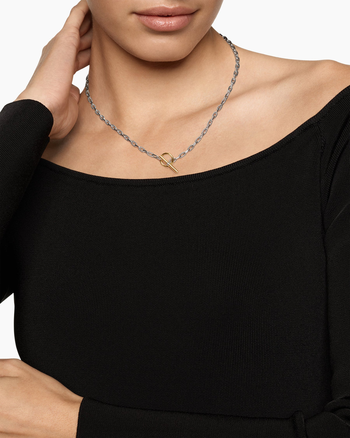 David Yurman DY Madison Toggle Chain Necklace David Yurman Women’s