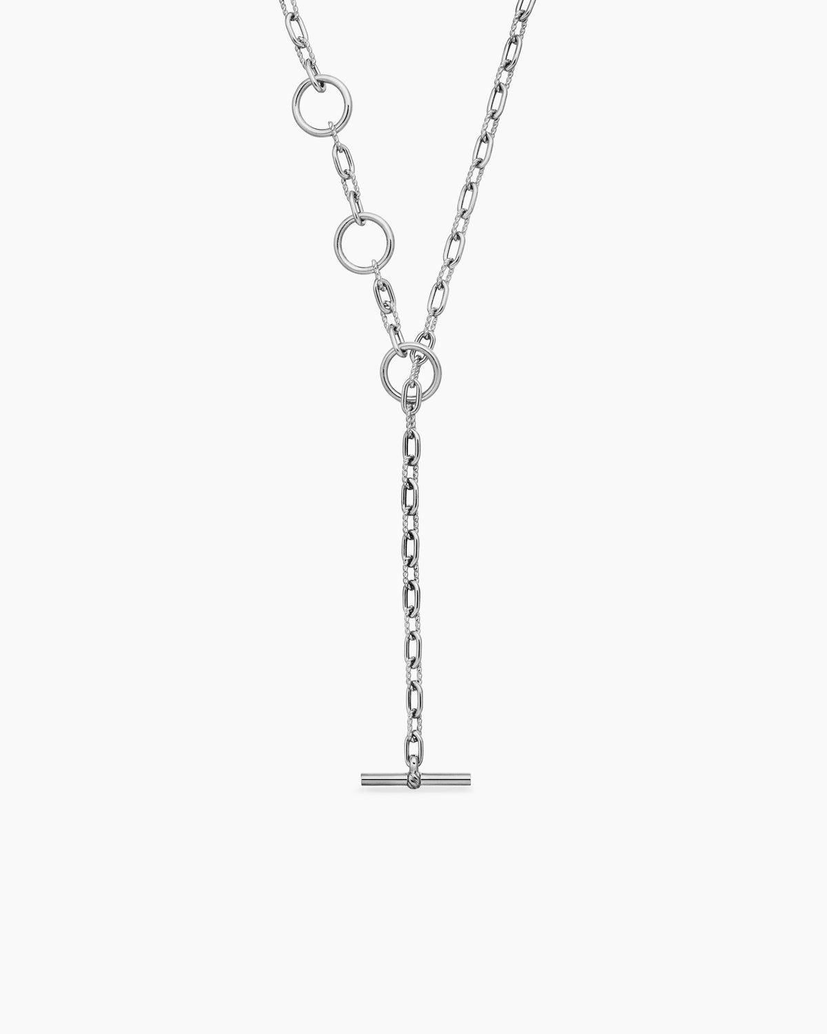 David Yurman DY Madison Three Ring Chain Necklace David Yurman Women’s