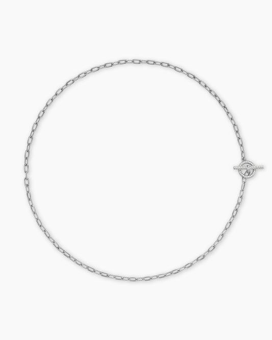David Yurman DY Madison Pavé Toggle Chain Necklace David Yurman Women’s