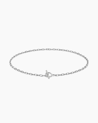 David Yurman DY Madison Pavé Toggle Chain Necklace David Yurman Women’s