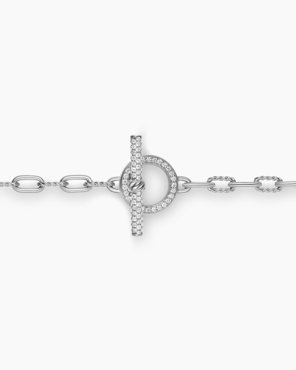 David Yurman DY Madison Pavé Toggle Chain Necklace David Yurman Women’s
