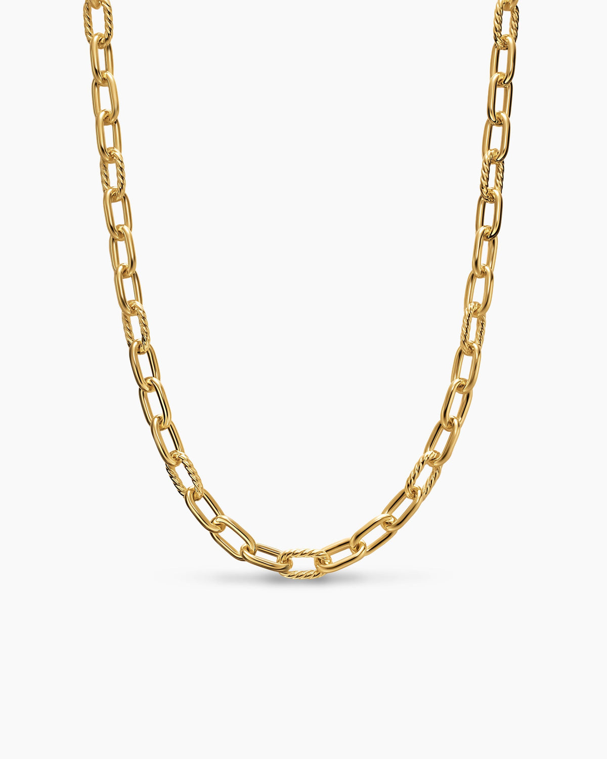 David Yurman DY Madison Chain Necklace in 18K Yellow Gold, 8.5mm David Yurman Women’s