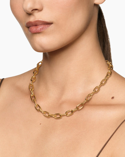 David Yurman DY Madison Chain Necklace in 18K Yellow Gold, 8.5mm David Yurman Women’s