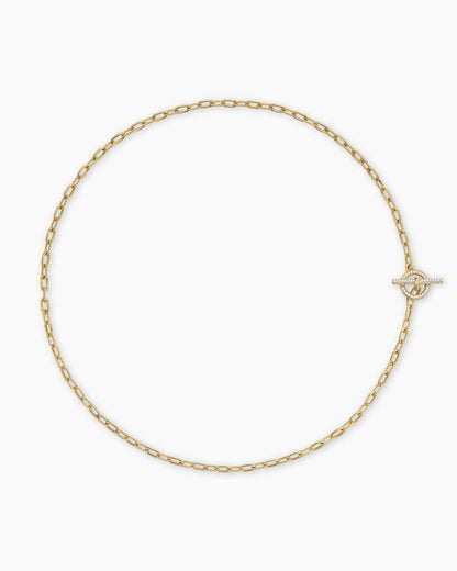 David Yurman DY Madison Pavé Toggle Chain Necklace David Yurman Women’s