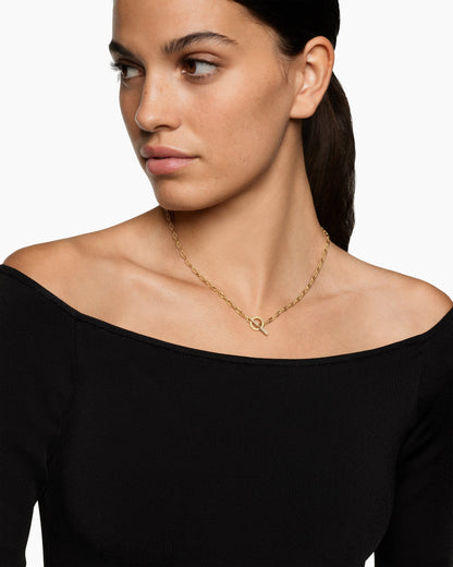 David Yurman DY Madison Pavé Toggle Chain Necklace David Yurman Women’s