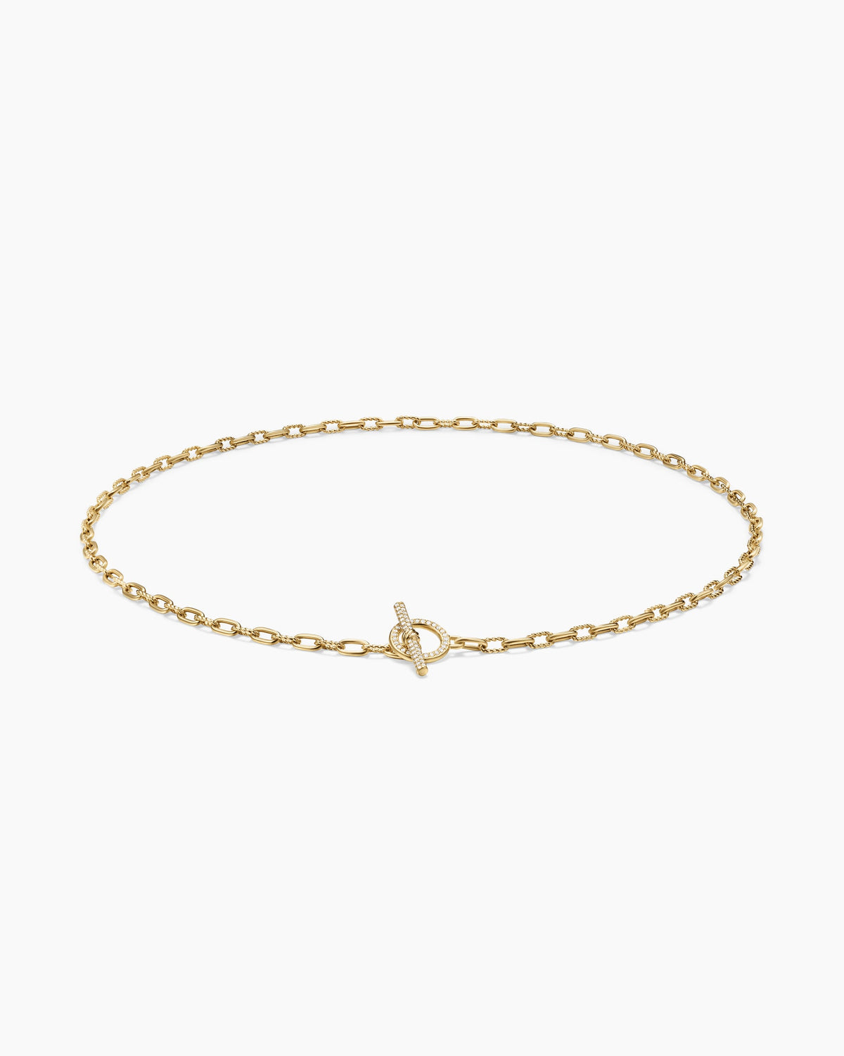 David Yurman DY Madison Pavé Toggle Chain Necklace David Yurman Women’s