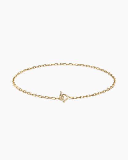 David Yurman DY Madison Pavé Toggle Chain Necklace David Yurman Women’s