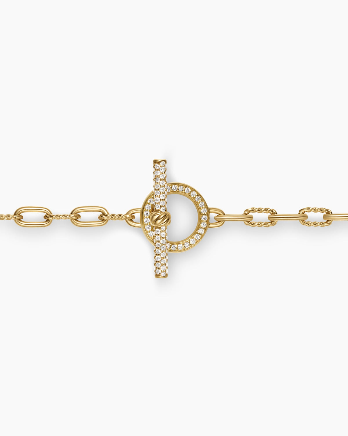David Yurman DY Madison Pavé Toggle Chain Necklace David Yurman Women’s