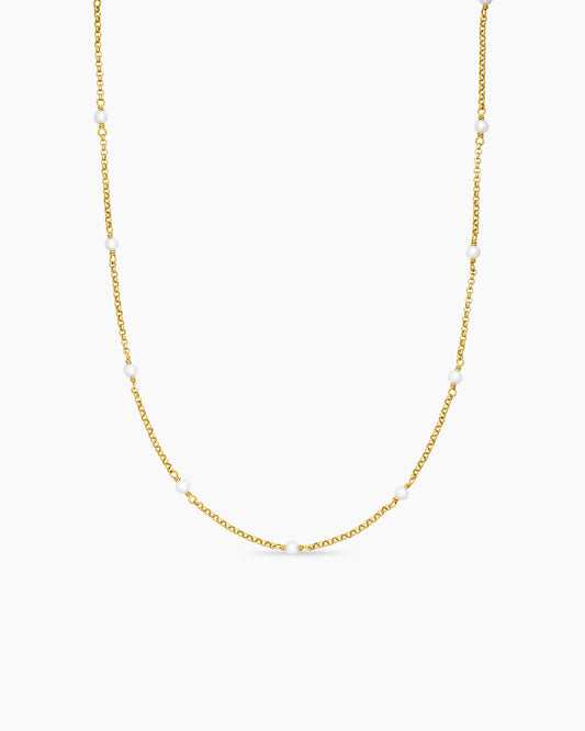 David Yurman Cable Collectibles Bead and Chain Necklace David Yurman Women’s