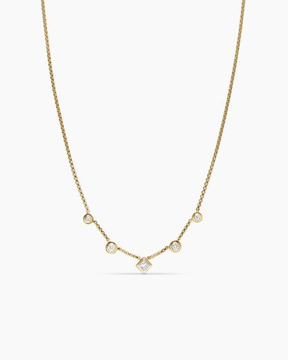 David Yurman Petite Modern Renaissance Station Chain Necklace David Yurman Women’s