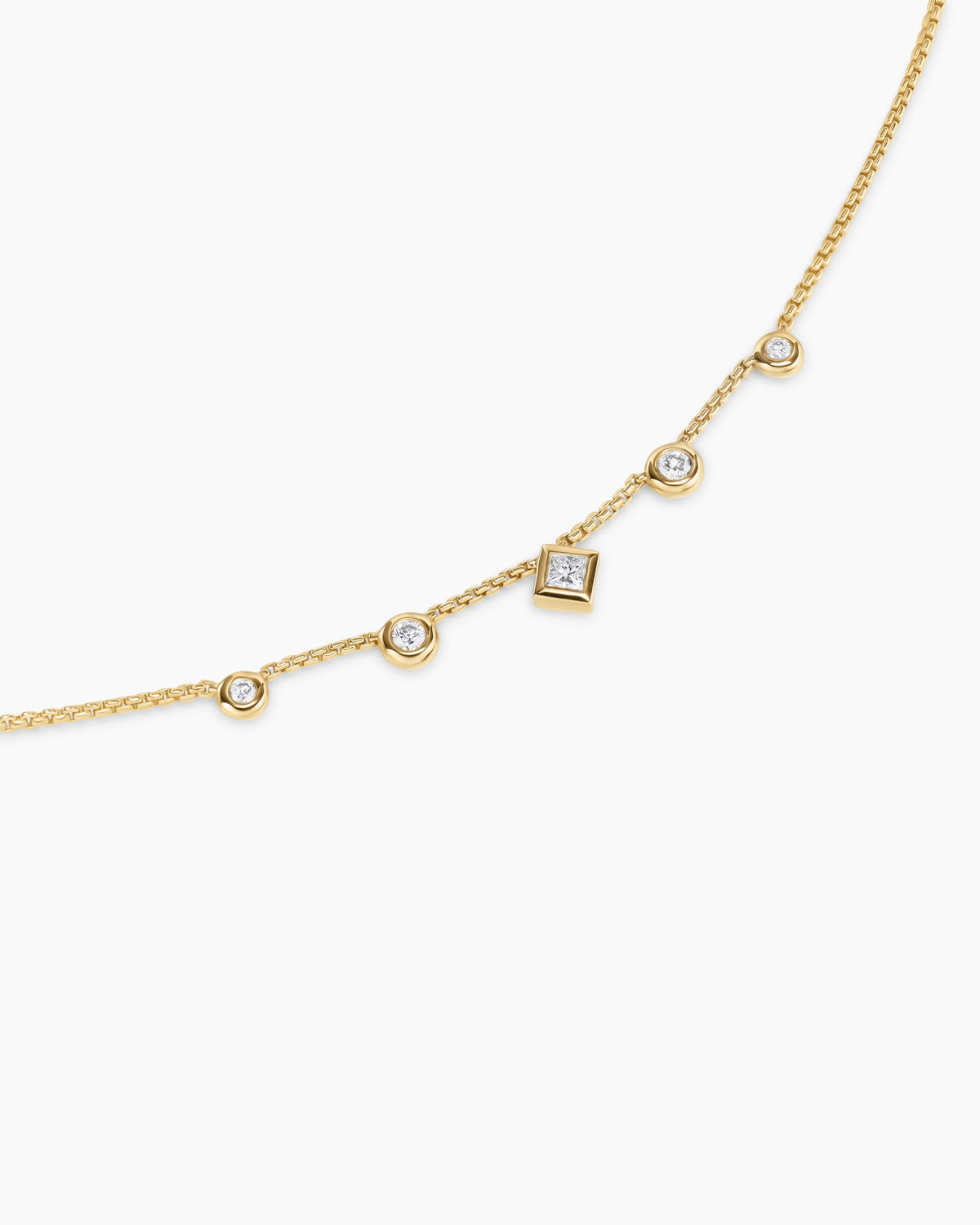 David Yurman Petite Modern Renaissance Station Chain Necklace David Yurman Women’s